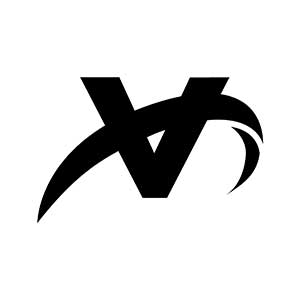 Victory Logo - Stylized V in Black