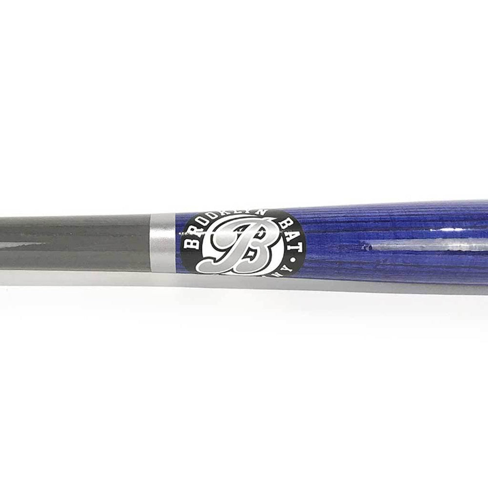 Brooklyn Bat Co. Playing Bats Grey | Blue | Silver / 30" / (-5) Brooklyn Bat Co. LL Pro Wood Bat | 30" (-5) | Grey | Blue | Silver | Ash
