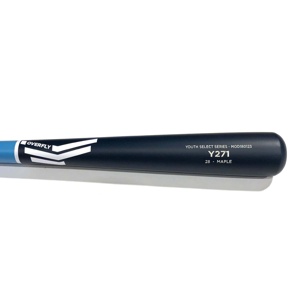 Overfly Sports Playing Bats Sky Blue | Navy Blue | White / 28" / (-6) Overfly Sports Model Y271 Wood Bat | 28" (-6) | Maple