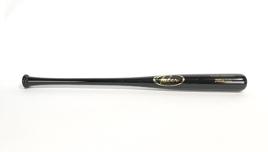Batte Baseball Dovetail Modèle C243, 34 Pouces, 31 Oz, Bois, Noire Avec Pro Dot, Adulte