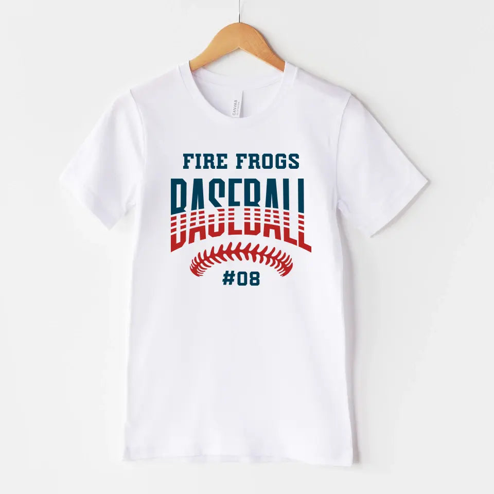 Personalized Baseball Team Unisex T-shirt