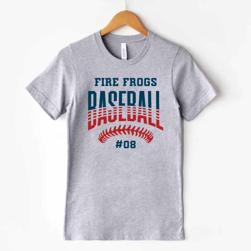 Personalized Baseball Team Unisex T-shirt