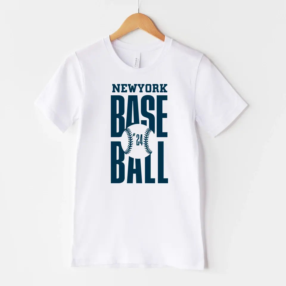 Custom Baseball Newyork Unisex T-shirt