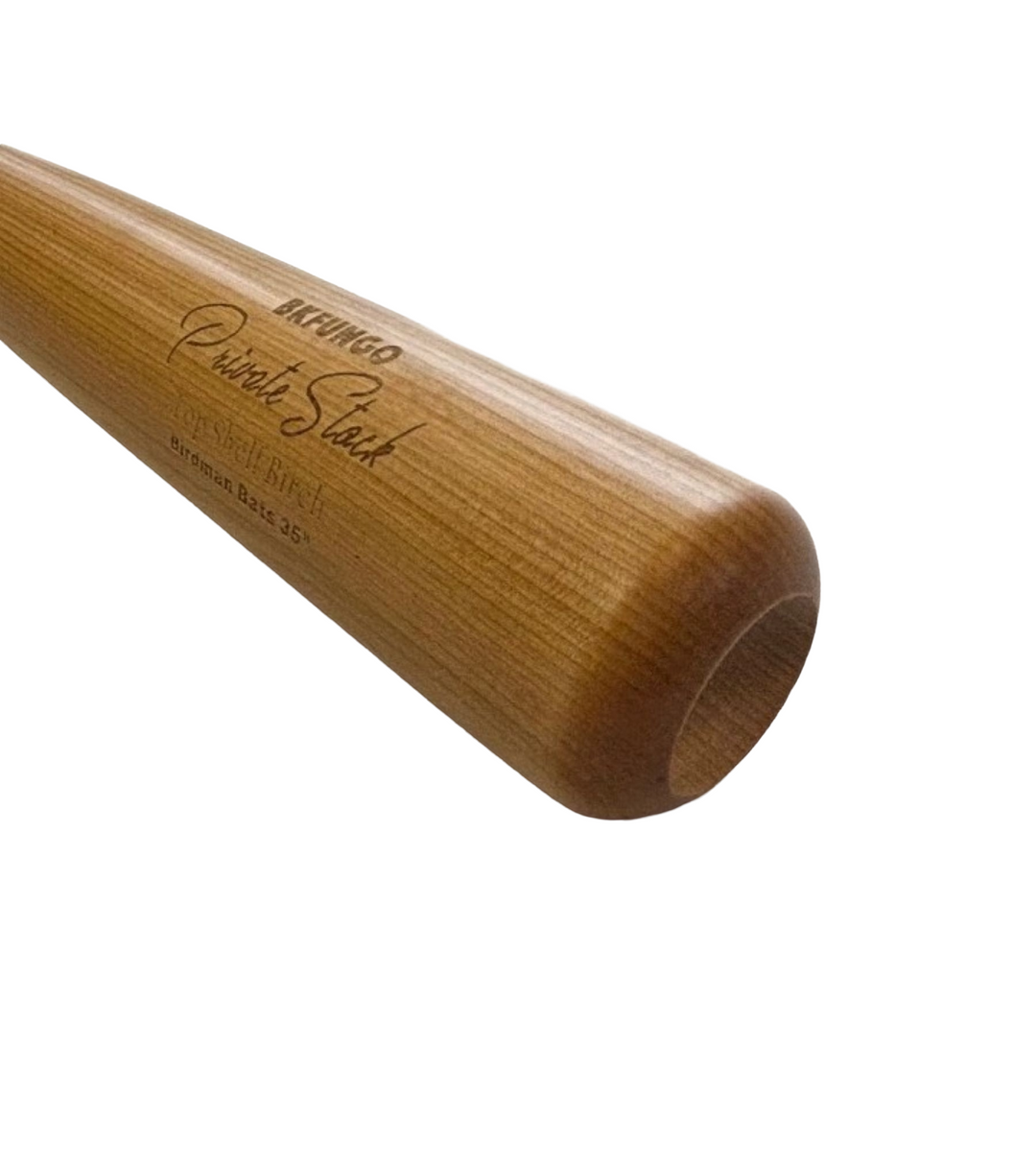Birdman Bats Bomb Knob Fungo Bat | Birch – The Wood Bat Factory