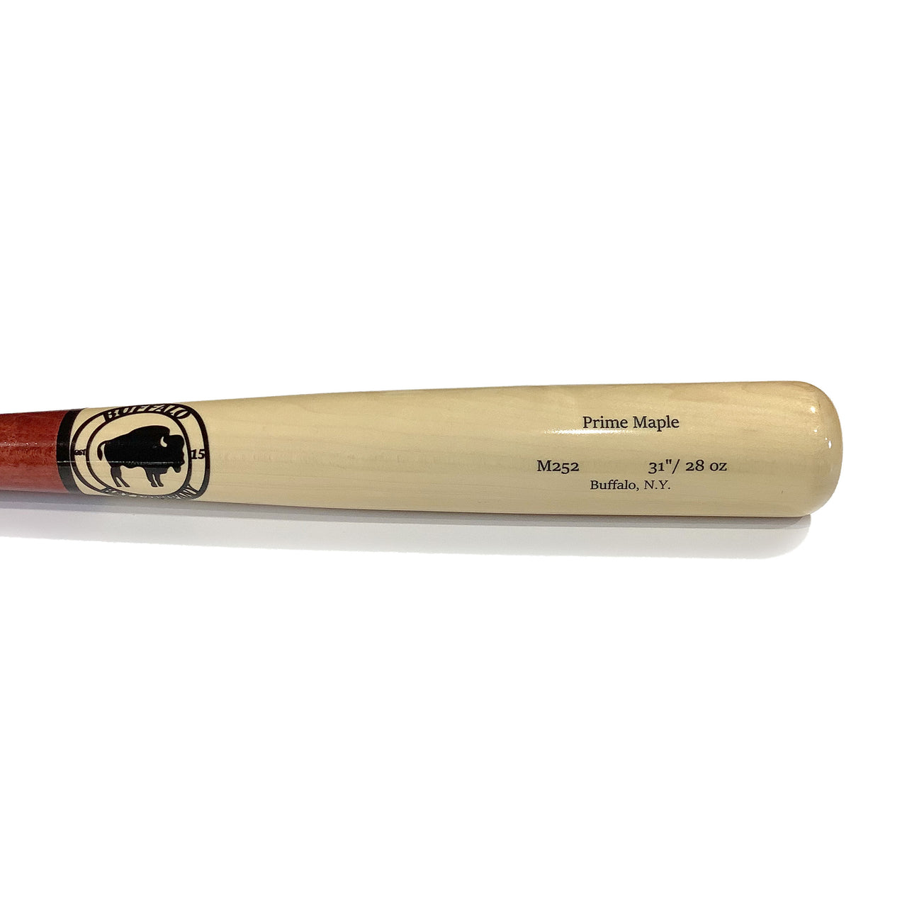 Buffalo Bat Co. M252 Wood Baseball Bat | Maple | 31" (-3)