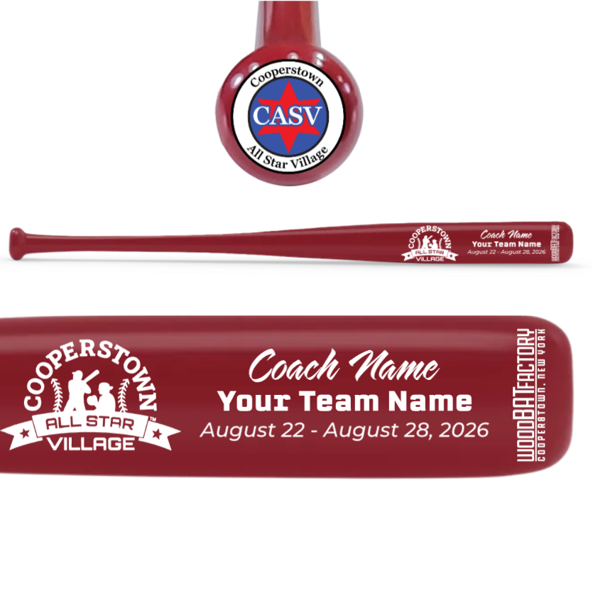 Cooperstown All Star Village Coach Player Bat