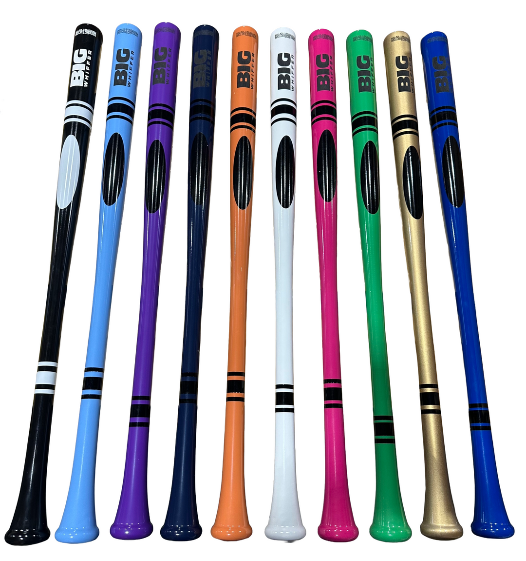 The Big Whiffer Wood Ball Bat | Custom Crayon Bat / stick ball / tee ball / training / fuzzball
