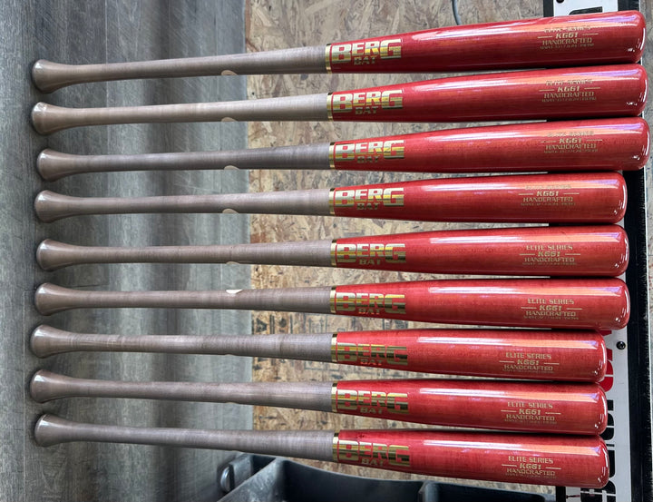Berg Bat KG61 Elite Series | Maple | Slate / Cherry / Gold