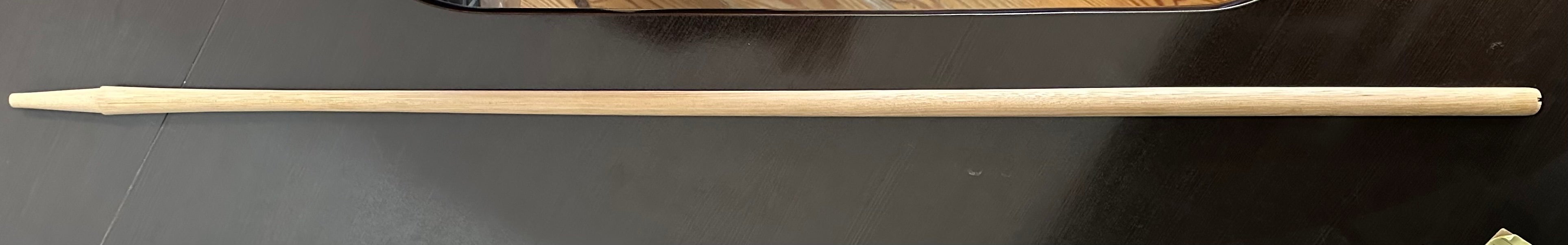 Hickory golf shaft dowel 45 x 800 the wood bat factory