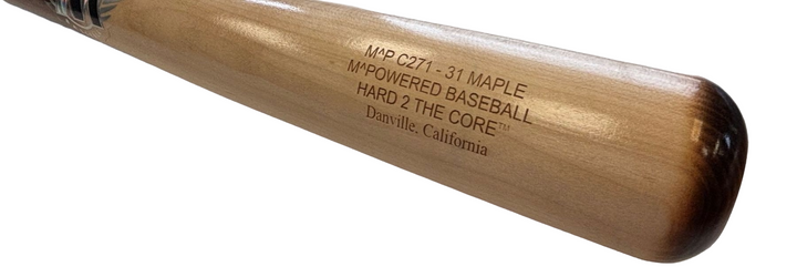 M^Powered M^P C271 Hard 2 The Core Wood Baseball Bat | Maple