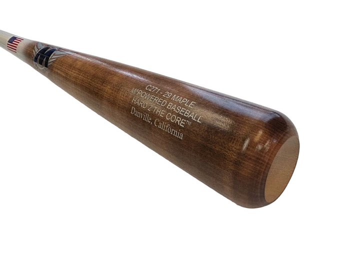 M^Powered M^P C271 Hard 2 The Core Wood Baseball Bat | Maple