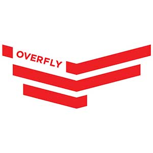 Overfly Logo in Red