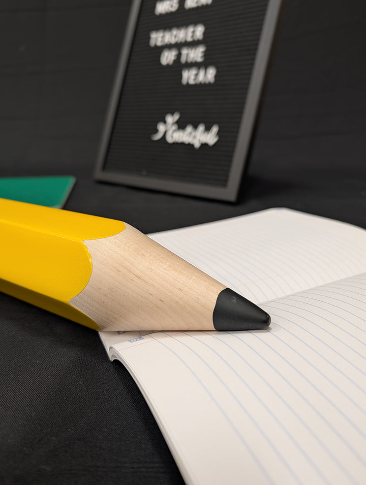 3-Foot Personalized Solid Maple Pencil