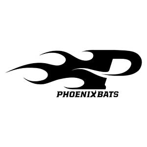 Phoenix Bats Logo  - Stylized P in Black