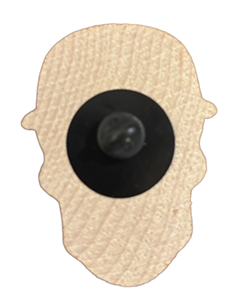 Wood Bat Factory Skull Trading Pin