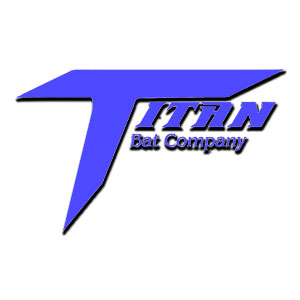 Titan Bat Company Logo in Royal Blue