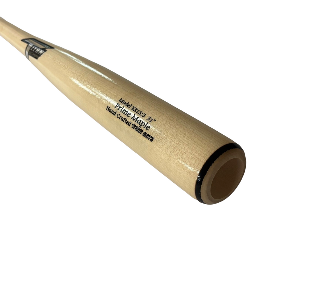 Titan Bats Model EX15:3 Wood Bat | Maple