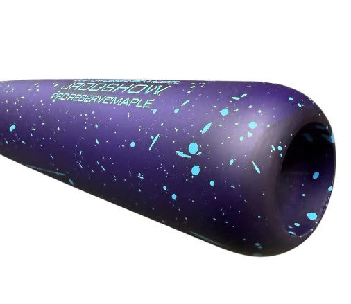 Victus JRODSHOW Pro Reserve Wood Baseball Bat | Maple | 33" Purple / Columbia Blue