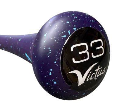 Victus JRODSHOW Pro Reserve Wood Baseball Bat | Maple | 33" Purple / Columbia Blue