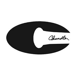 Chandler Logo - Black C designed to look like a bat knob is the opening of the "c" with David Chandlers Signature next to it. 