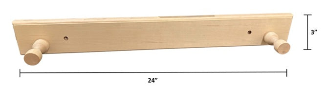 Wooden Wall Pencil & Bat Stand