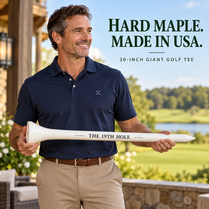 Personalized Giant Golf Tee | 4 Sizes, Made in USA