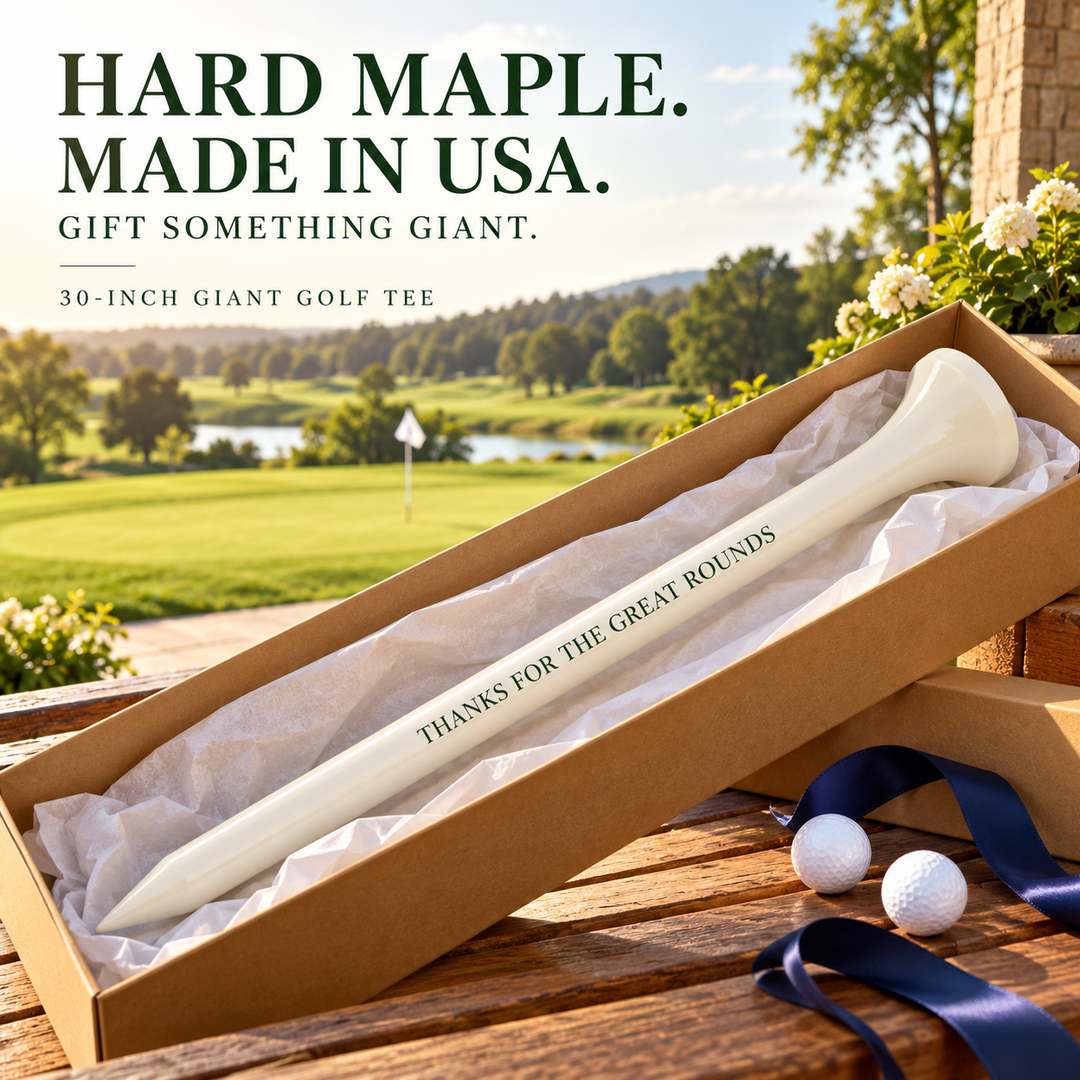 Personalized Giant Golf Tee | 4 Sizes, Made in USA