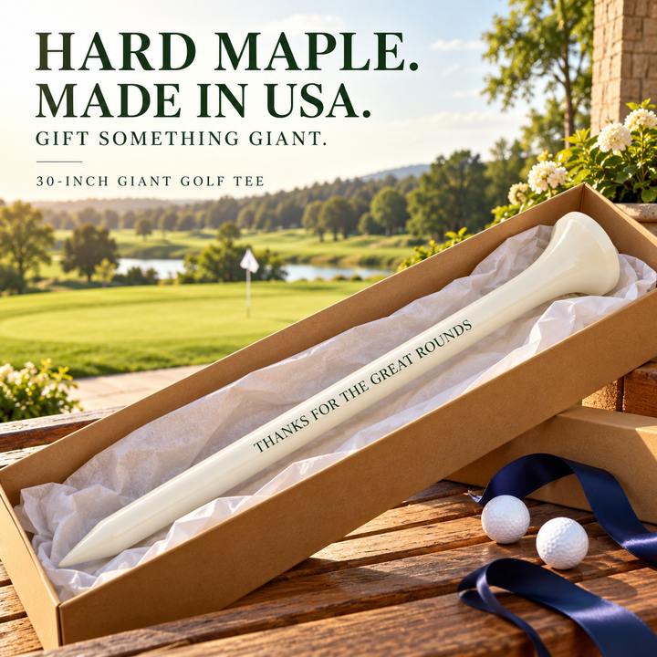 Personalized Giant Golf Tee | 4 Sizes, Made in USA