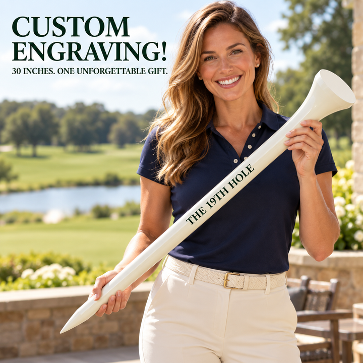 Personalized Giant Golf Tee | 4 Sizes, Made in USA