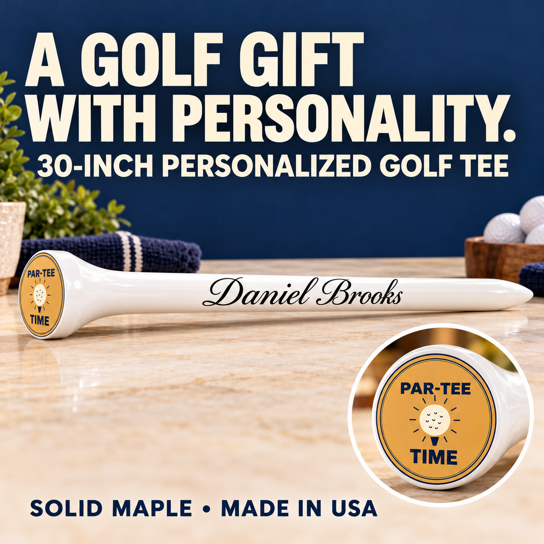 Personalized Giant Golf Tee | 4 Sizes, Made in USA