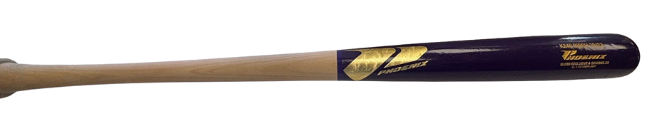 Phoenix Model K240 Wood Bat | Birch | 30" ( ) Natural / Purple Gloss