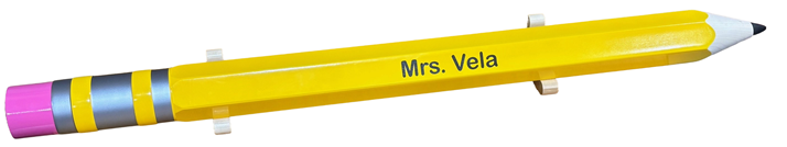 3-Foot Personalized Solid Maple Pencil