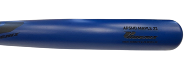 Phoenix AP5HD Wood Bat | Maple | 32" Natural Handle / Royal Barrel