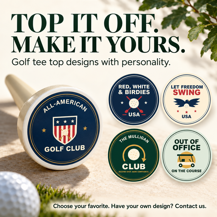 Personalized Giant Golf Tee | 4 Sizes, Made in USA