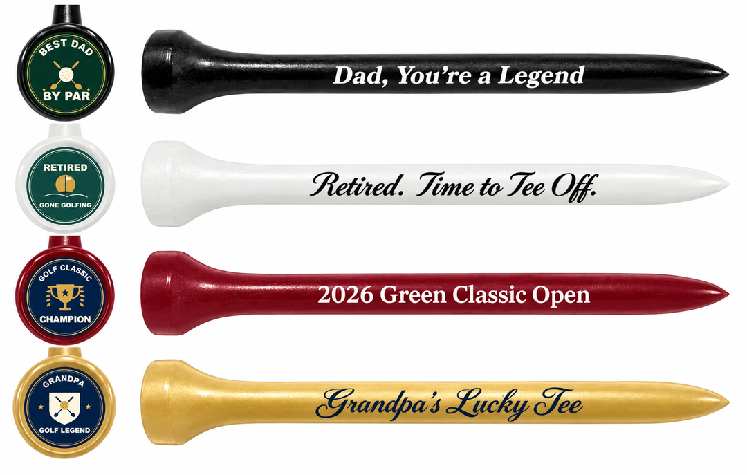 Personalized Giant Golf Tee | 4 Sizes, Made in USA