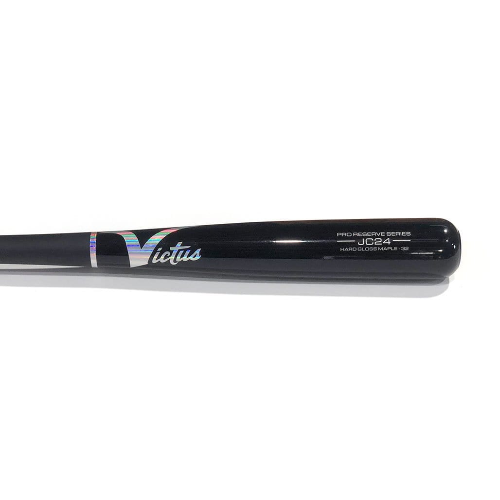 Victus Playing Bats Matte Black | Black | Holographic / 32" / -4 Victus JC24 Pro Reserve Wood Baseball Bat | Maple