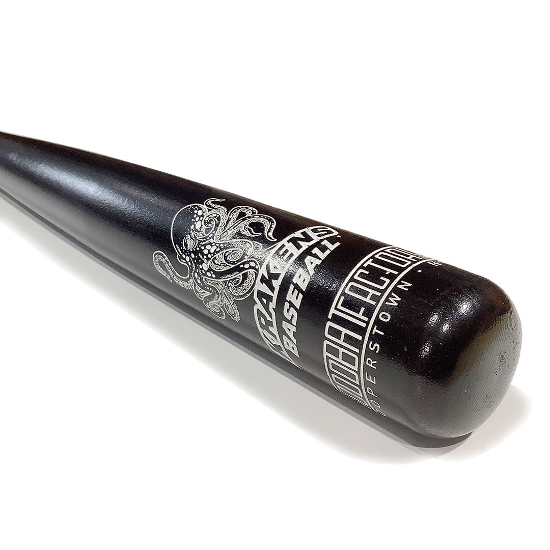 Custom Engraved & Hand Painted Trophy Bat "Krakens Baseball"