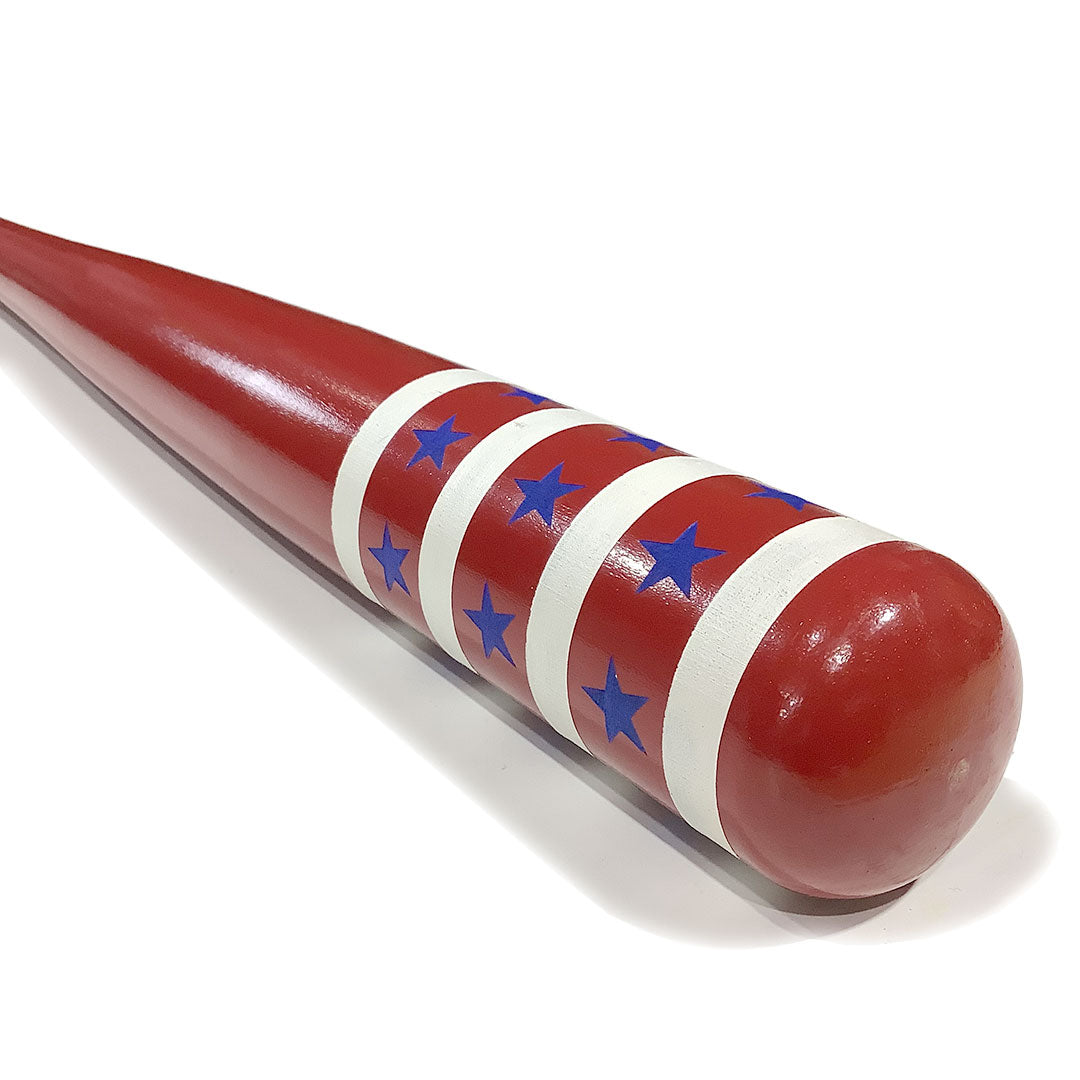 Custom Engraved & Hand Painted Trophy Bat "Stars and Stripes"