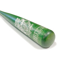 Thumbnail for Custom Engraved & Hand Painted Trophy Bat Green 