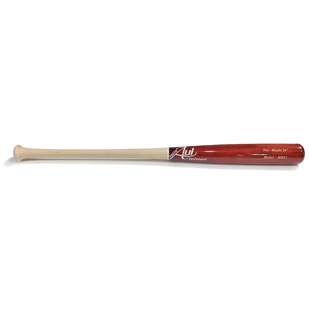 Aul Bat Co. MM21 Wood Baseball Bat | Maple | 34" (-2)