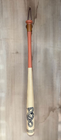 Thumbnail for Custom Engraved & Hand Painted Viper Snake Wood Trophy Bat