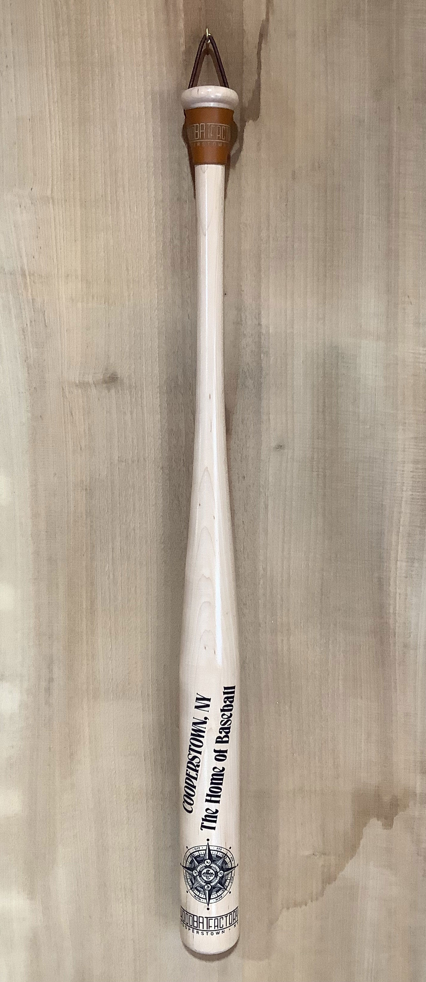 Custom Engraved & Hand Painted Wood Trophy Bat 