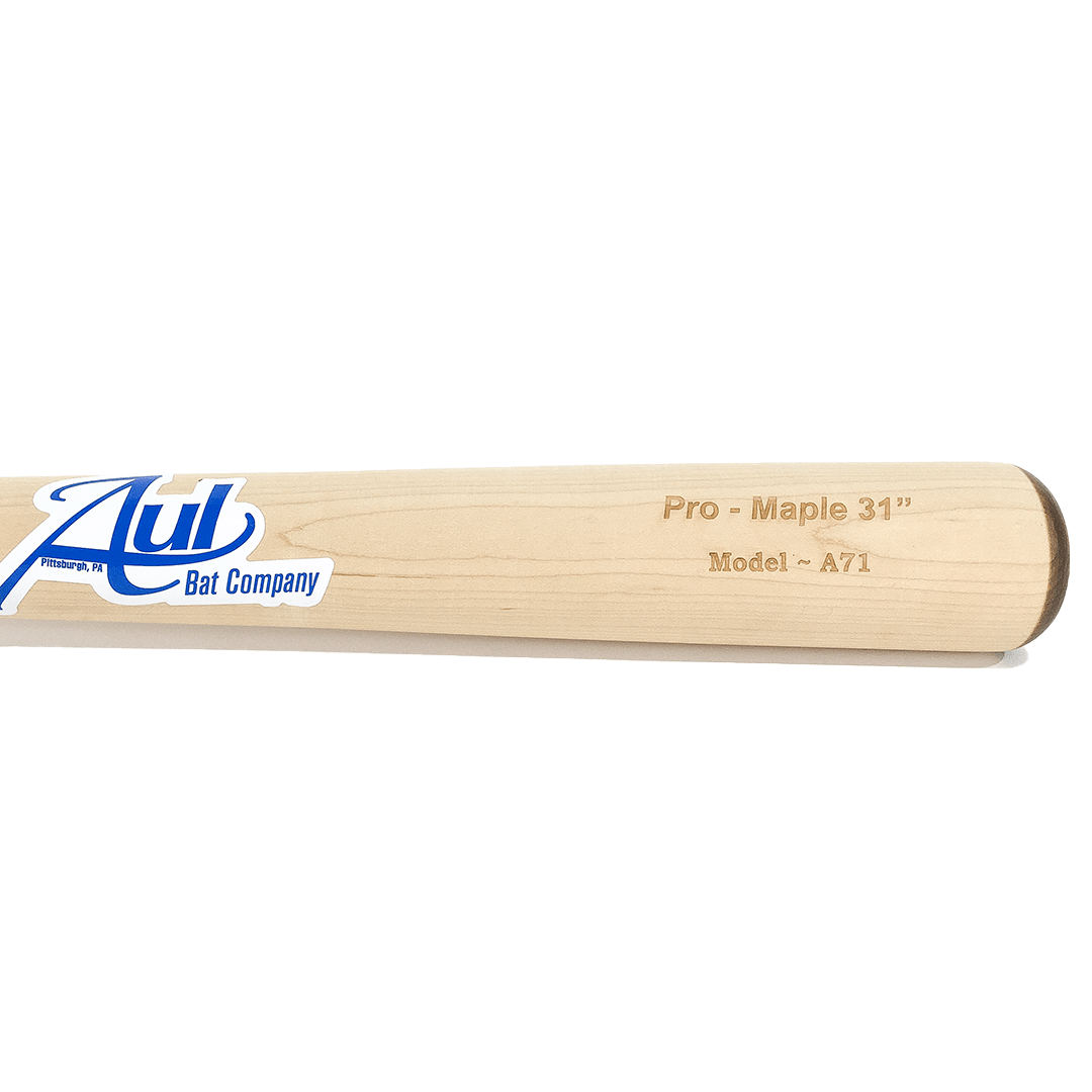 Playing Bats Aul Bat Co. Aul Bat Co. A71 Wood Baseball Bat | Maple
