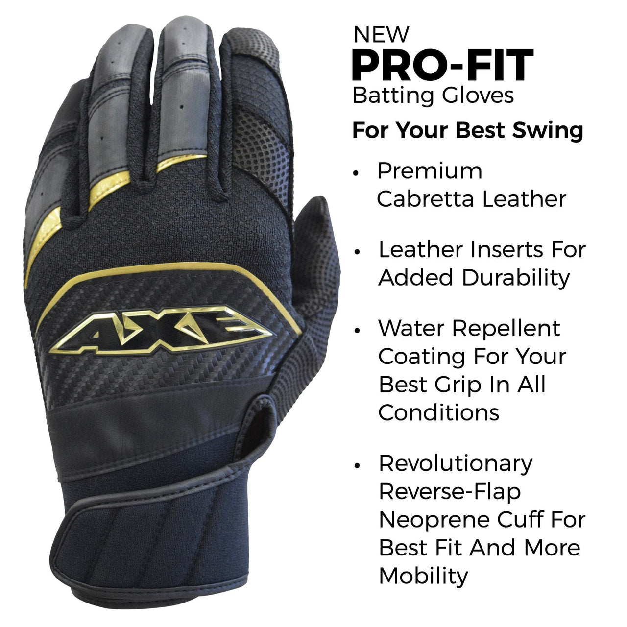 Axe Batting Gloves Axe Pro-Fit Batting Gloves
