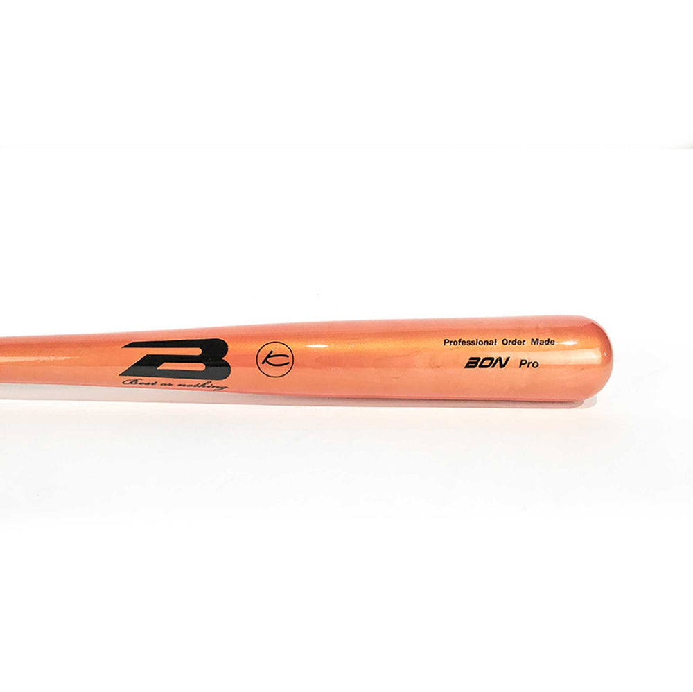 Playing Bats BON Bats Burnt Orange Bon PRO Wood Baseball Bat | Maple