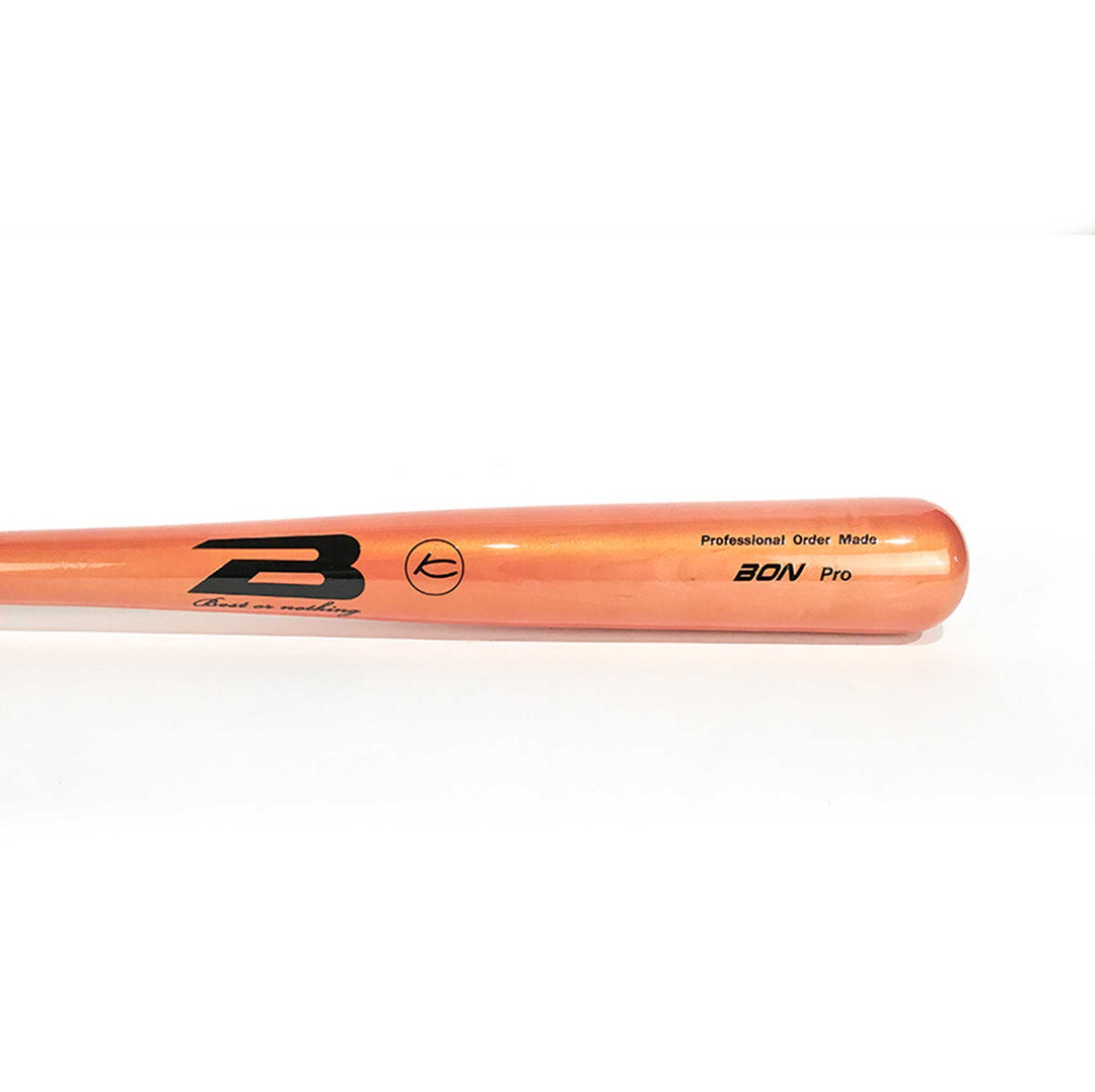Playing Bats BON Bats 33Burnt Orange Bon PRO Wood Baseball Bat | Maple
