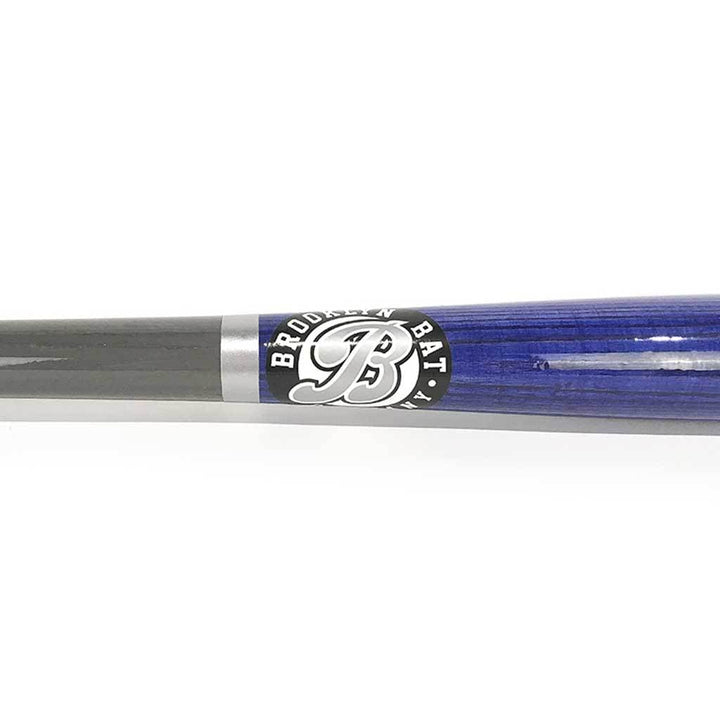 Brooklyn Bat Co. Playing Bats Grey | Blue | Silver / 30" / (-5) Brooklyn Bat Co. LL Pro Wood Bat | 30" (-5) | Grey | Blue | Silver | Ash