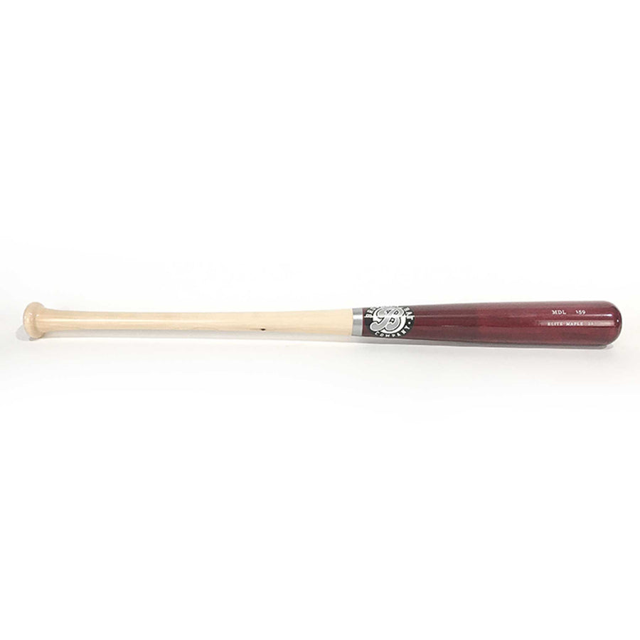 Brooklyn Bat Co. Playing Bats Natural | Maroon | Silver / 32" / (-1) Brooklyn Bat Co. Model 159 Wood Baseball Bat | 32" (-1) | Maple