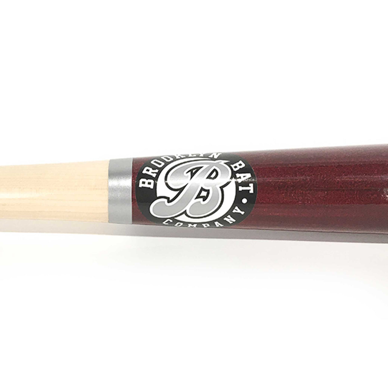 Brooklyn Bat Co. Playing Bats Natural | Maroon | Silver / 32" / (-1) Brooklyn Bat Co. Model 159 Wood Baseball Bat | 32" (-1) | Maple