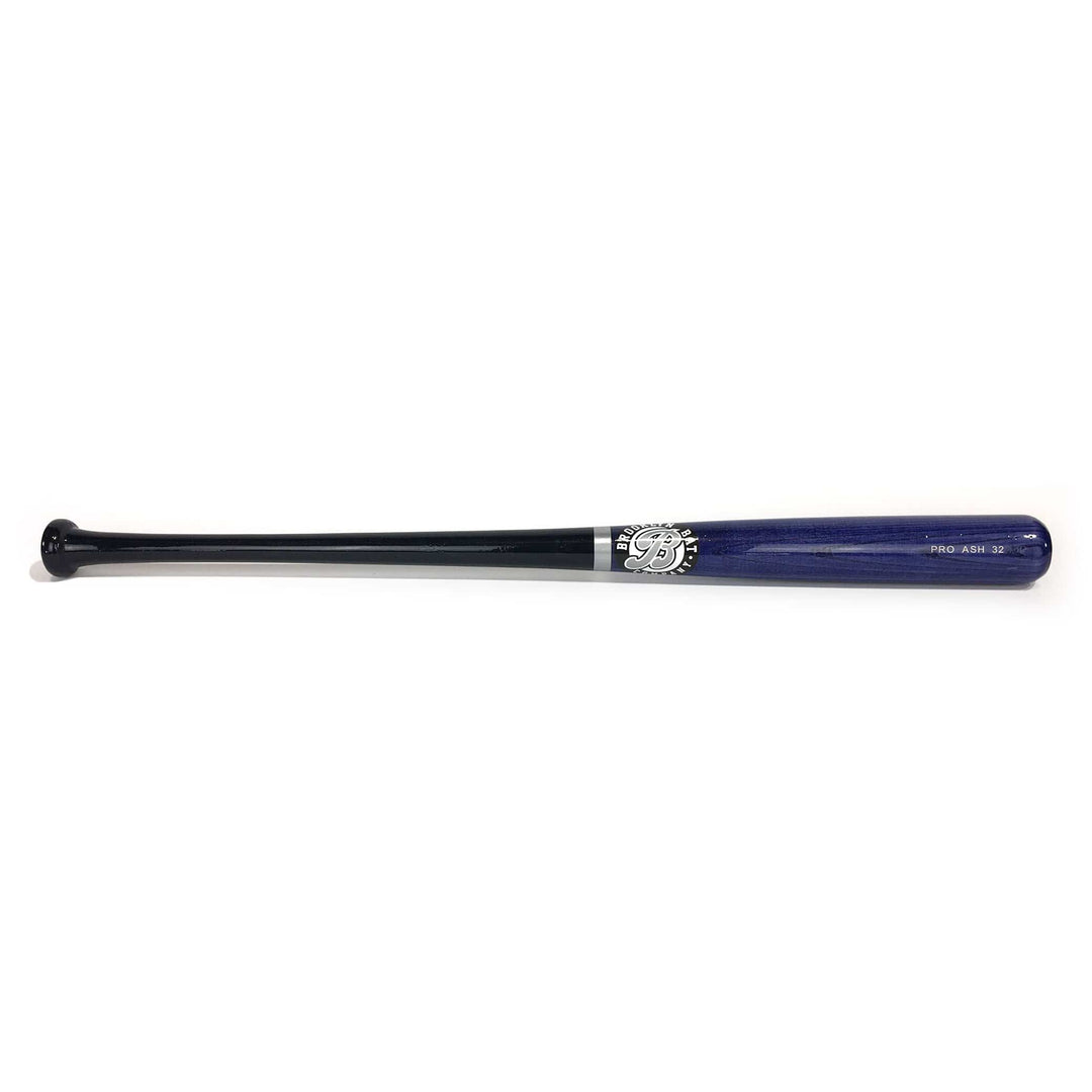 Brooklyn Bat Co. Playing Bats Black | Blue | Silver / 32" / (-6) Brooklyn Bat Co. Pro Ash Wood Baseball Bat | Ash